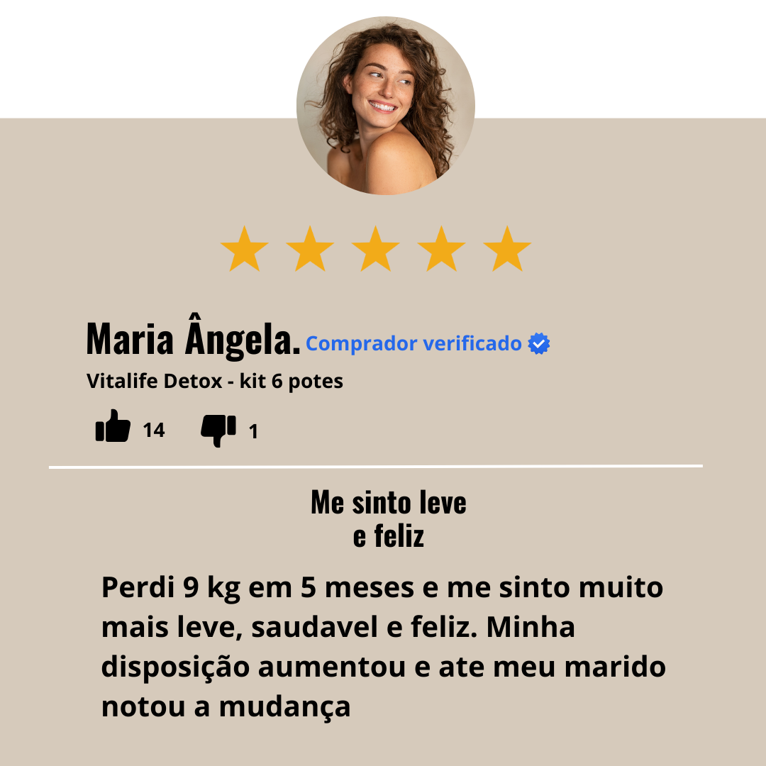 Vitalife Detox - emagrecer - Lift Detox - Ozenvitta -Inibe One