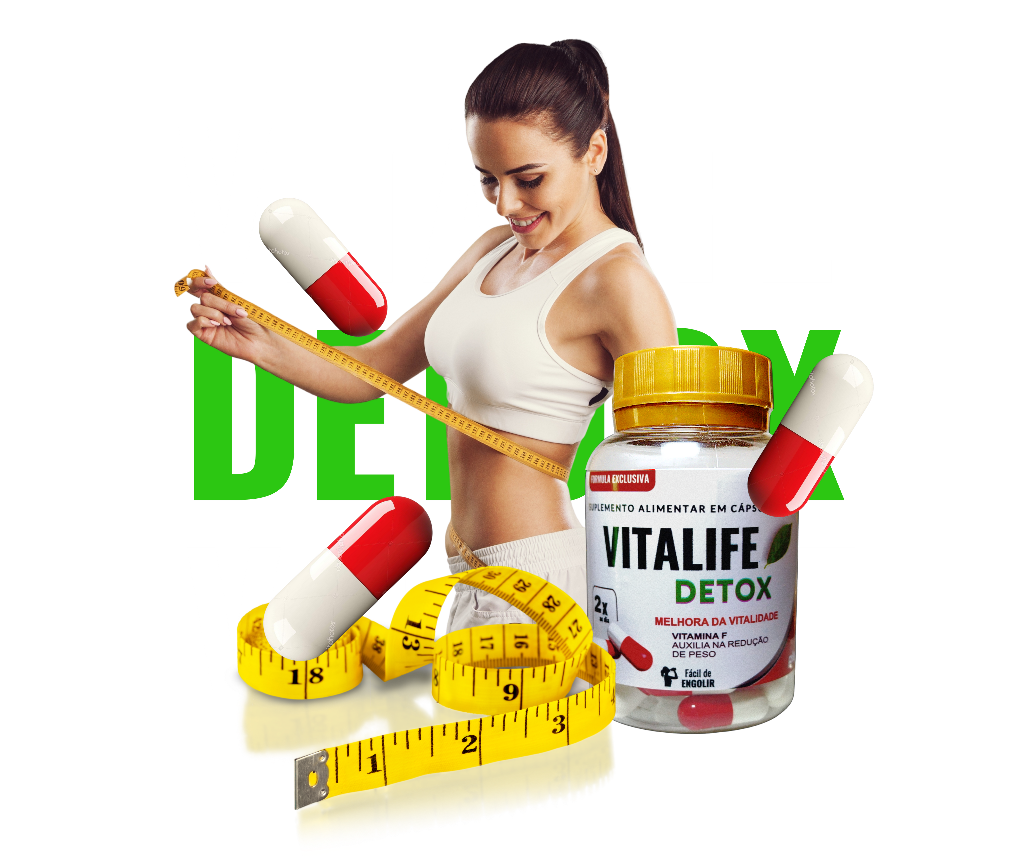 Vitalife Detox - emagrecer - Lift Detox - Ozenvitta -Inibe One