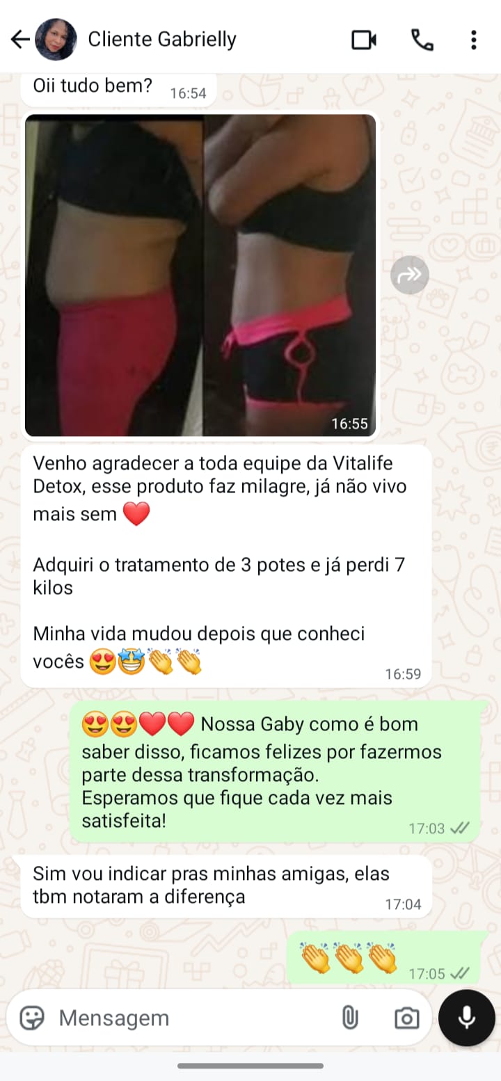 Vitalife Detox - emagrecer - Lift Detox - Ozenvitta -Inibe One